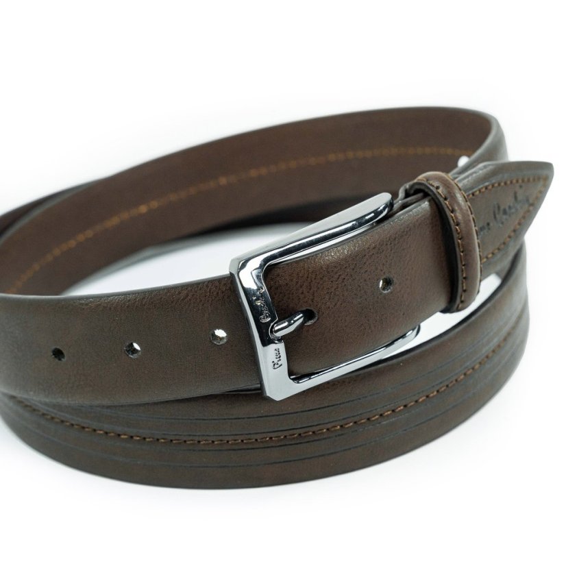 Kožený opasek Pierre Cardin GG15 1001 BR