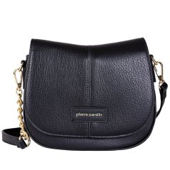 PIERRE CARDIN 6613 Geantă neagră din piele ecologică