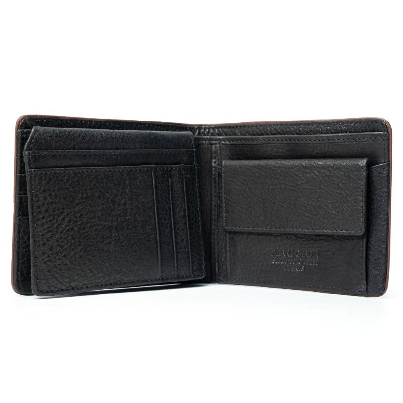 Portofel bărbătesc din piele Pierre Cardin 8806 Nero Cognac