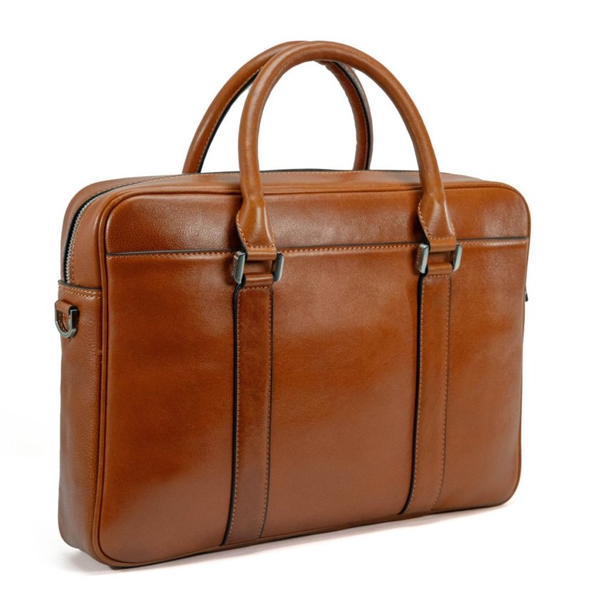 Hnedá kožená taška Valmio Classic