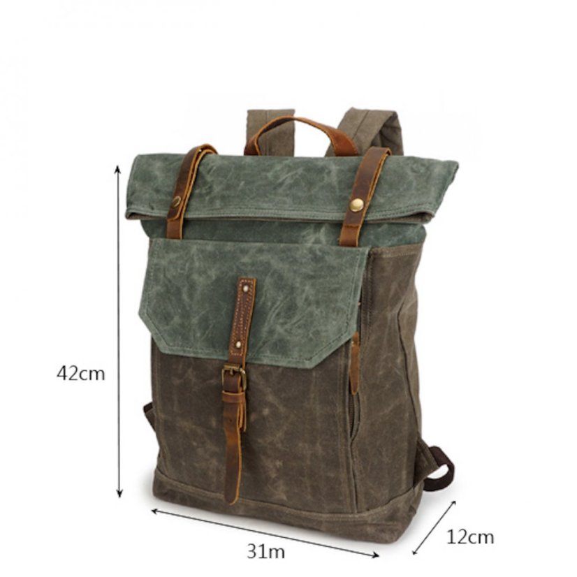 Genty Army Green hátizsák
