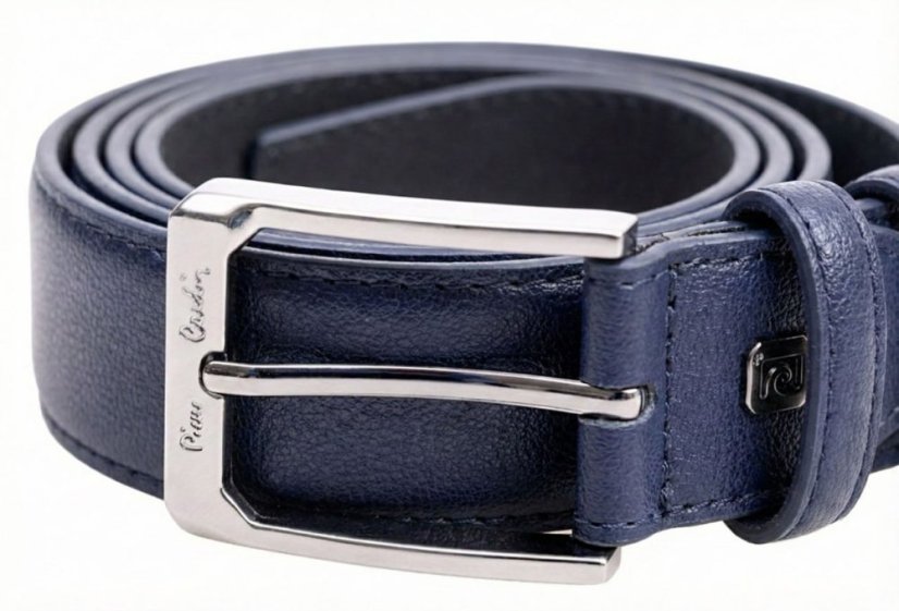 Pánsky kožený opasok Pierre Cardin 2506 NERO