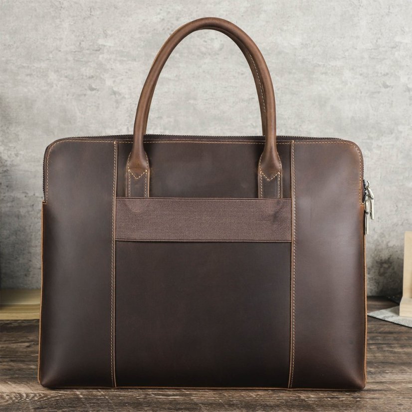 Elegantná kožená aktovka Ventura Slim