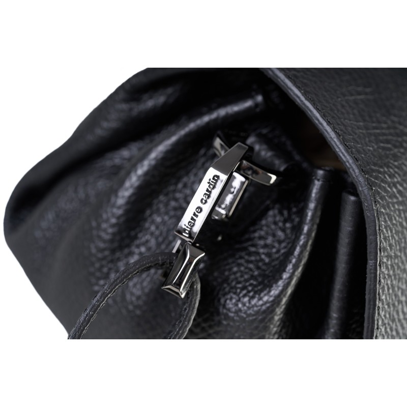 Geantă de damă din piele Pierre Cardin 55109 DOLLARO neagră