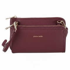 Geantă de damă din piele ecologică PIERRE CARDIN 86575 Bordó