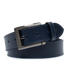 Kožený opasok Pierre Cardin 6210 Blue