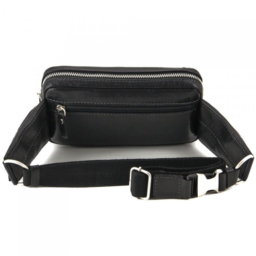 Geantă de rinichi din piele naturală Tom Stone BL121