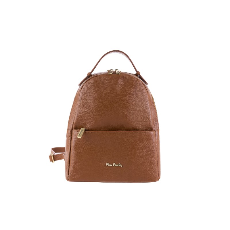 Rucsac de damă din piele Pierre Cardin 55082 FRZ DOLLARO CUOIO