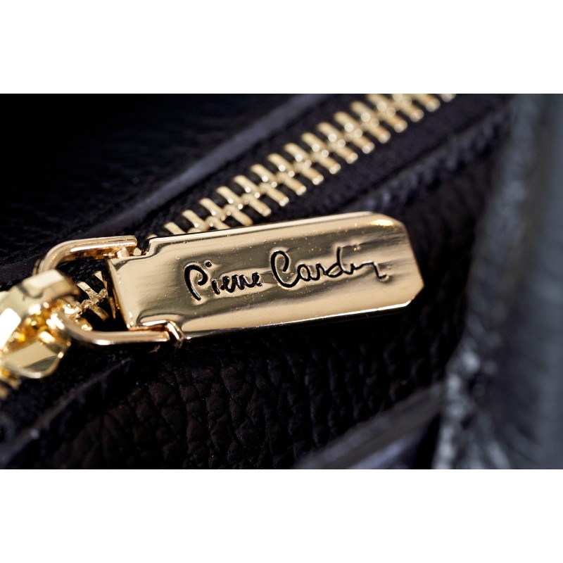 Geantă de damă din piele Pierre Cardin 1925 DOLLARO neagră