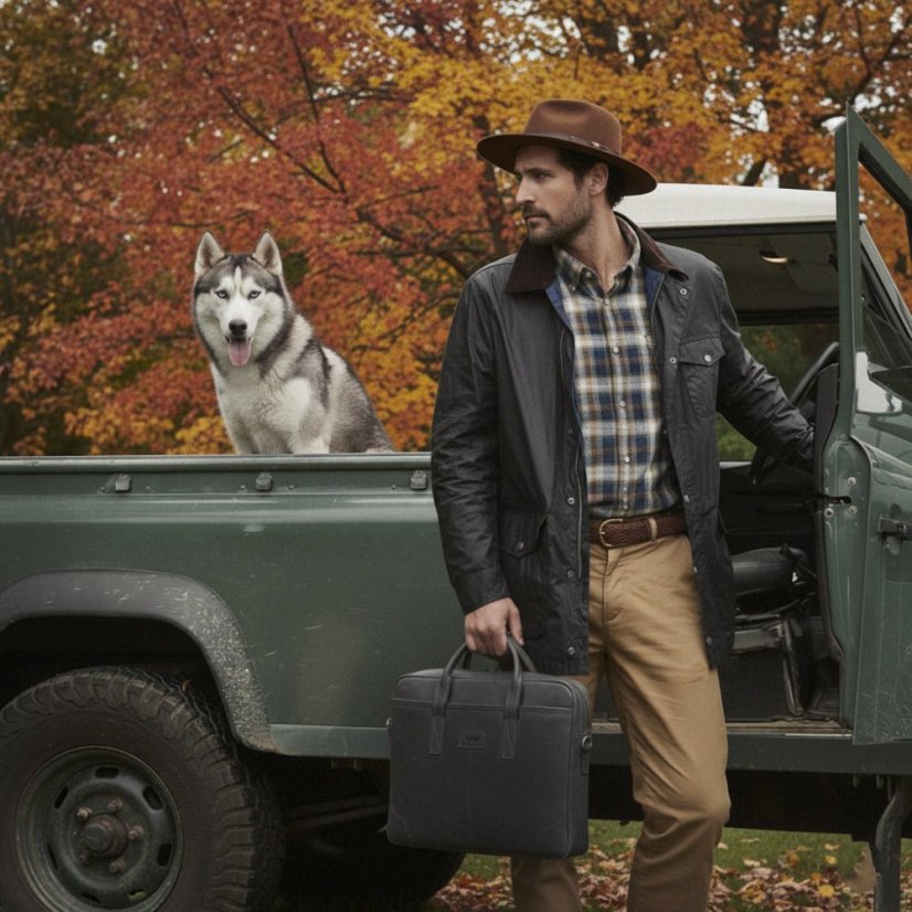 Valmio Denton 2.0 bőr laptop táska