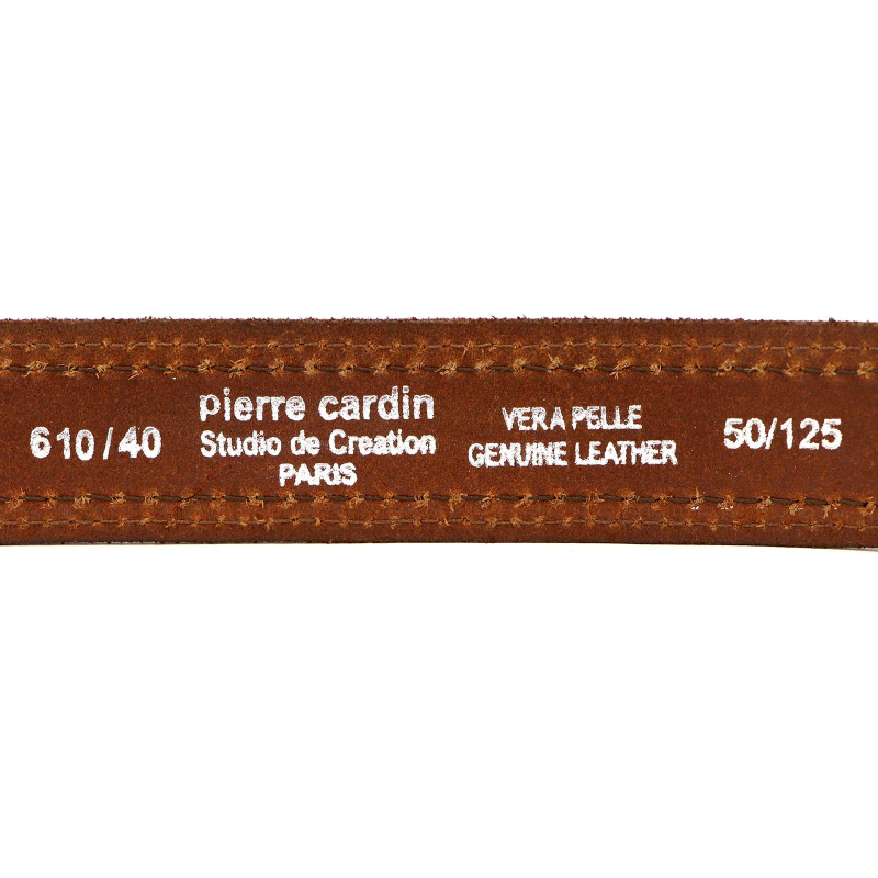 Kožený opasok Pierre Cardin 610 camel