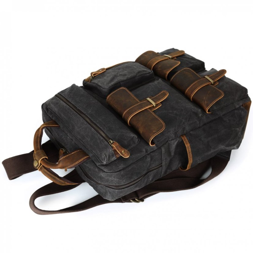 Batoh Saymon sivý a hnedý 20L