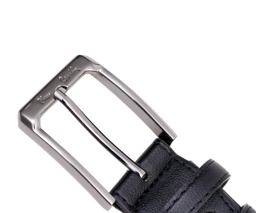Pánsky kožený opasok Pierre Cardin 2506 NERO