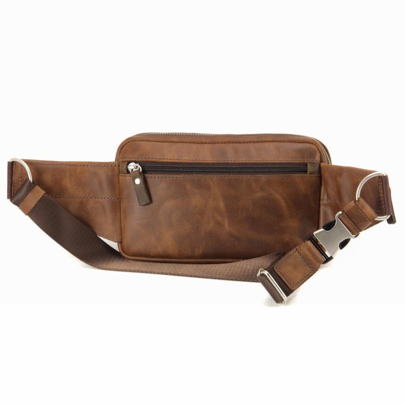 Geantă pentru rinichi din piele naturală Tom Stone R121