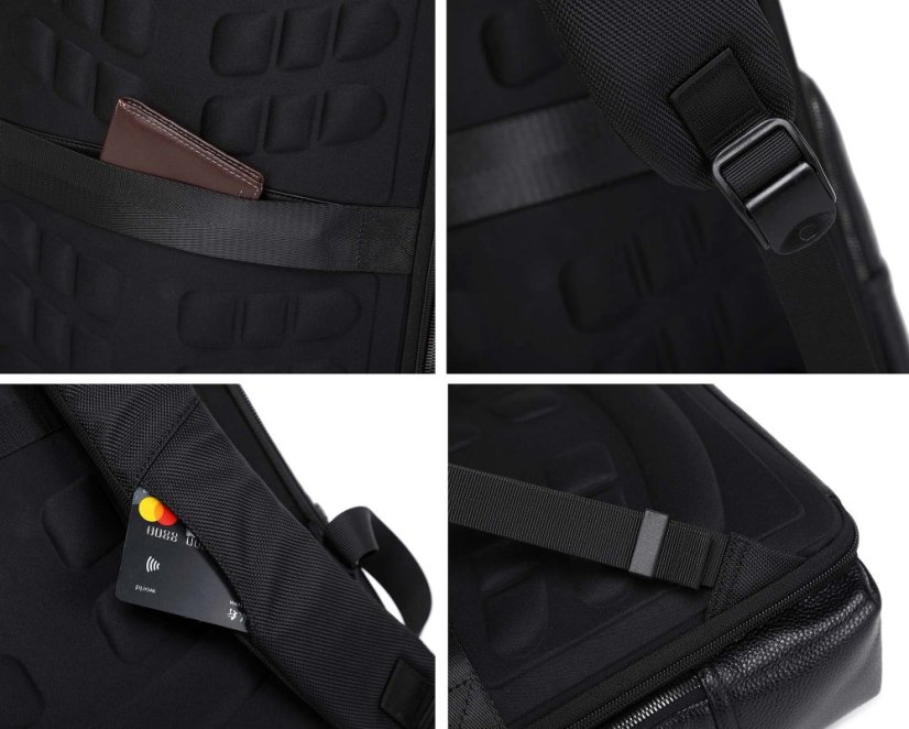 Rucsac urban din piele pentru laptop Valmio Loretto