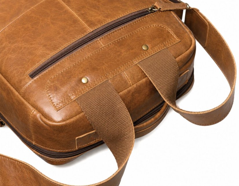 Rucsac din piele Valmio Ardent – maro