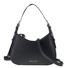 PIERRE CARDIN 7401 Geantă neagră din piele ecologică