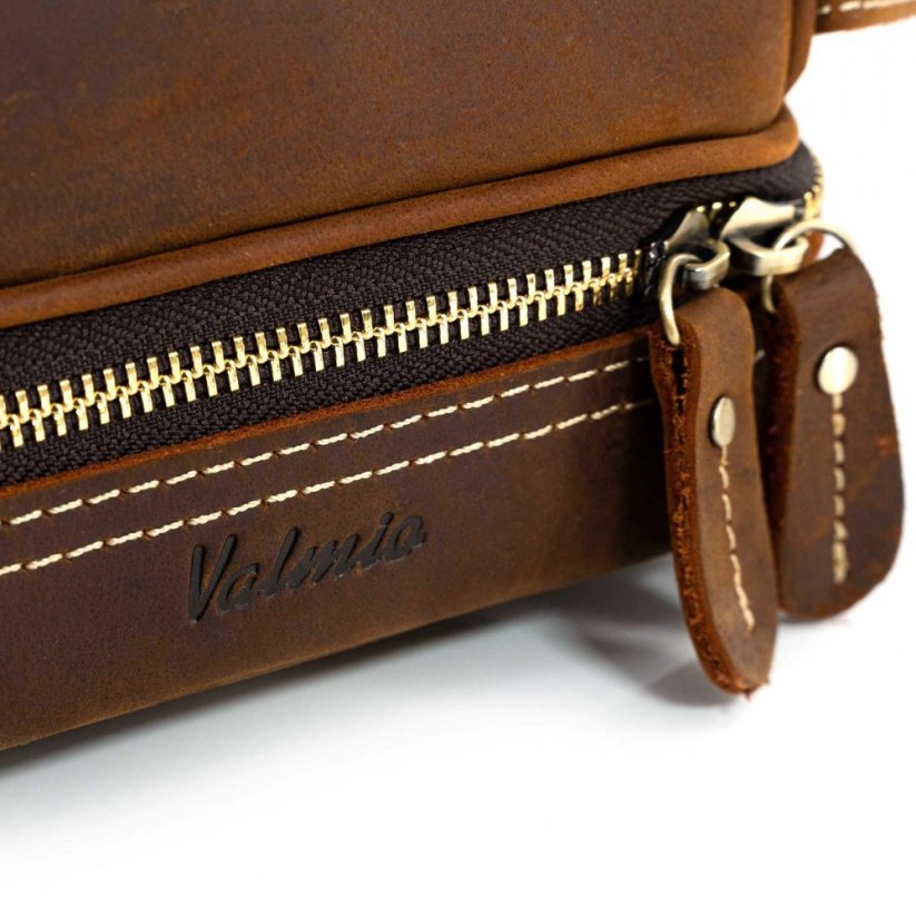 Kožená kozmetická taška Valmio Vintage