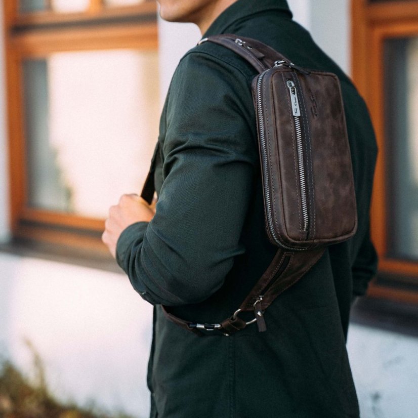 Ľadvinka z pravej kože Tom Stone TBR121