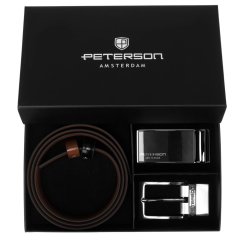 Kožený opasok Peterson PTN KL-B003-S001-105