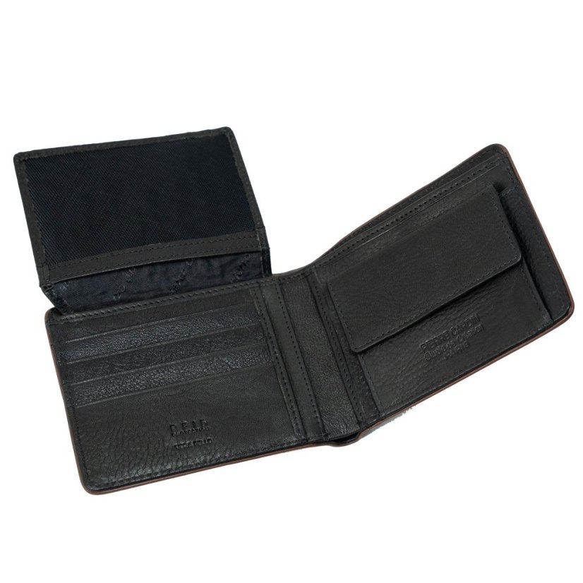 Portofel bărbătesc din piele Pierre Cardin 8806 Nero Cognac