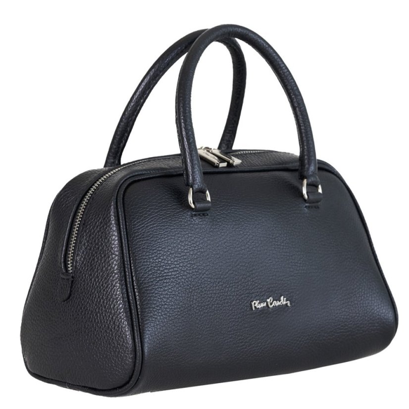 Kožená kabelka PIERRE CARDIN 1977 Nero