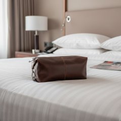 Trousse de toaletă din piele Valmio Lux