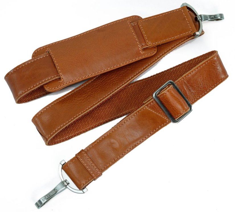 Hnedá kožená taška Valmio Classic