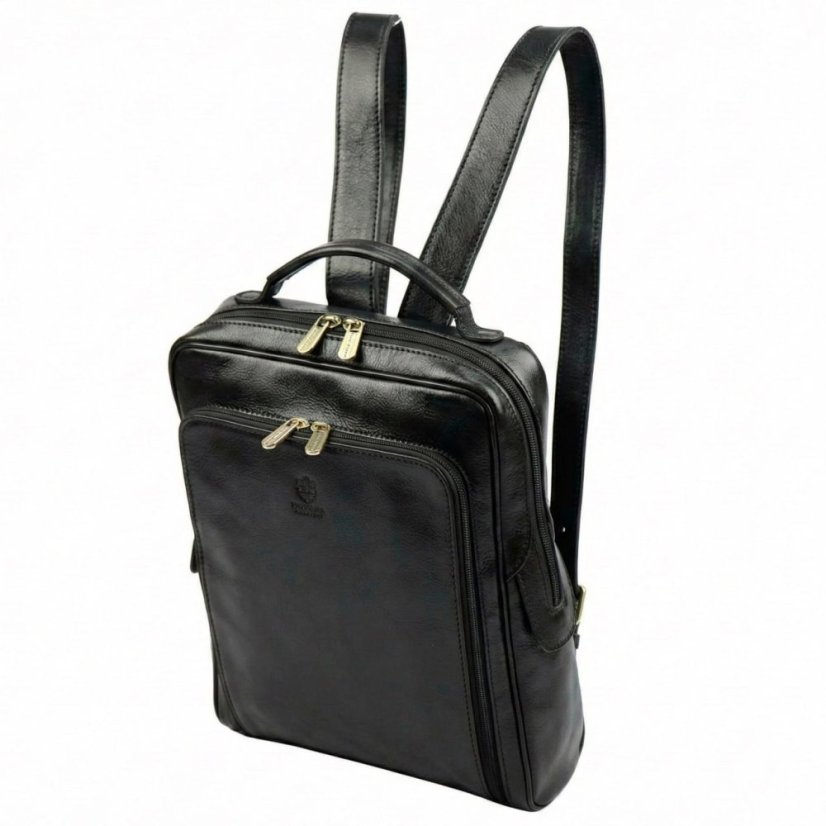 Kožený batoh Florence 2004 čierny