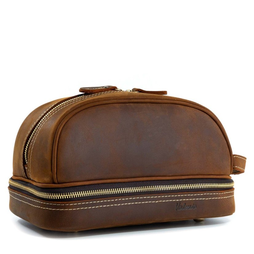 Kožená kozmetická taška Valmio Vintage