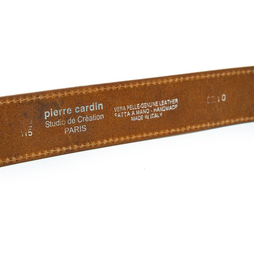 Kožený opasek Pierre Cardin 6210 Brown