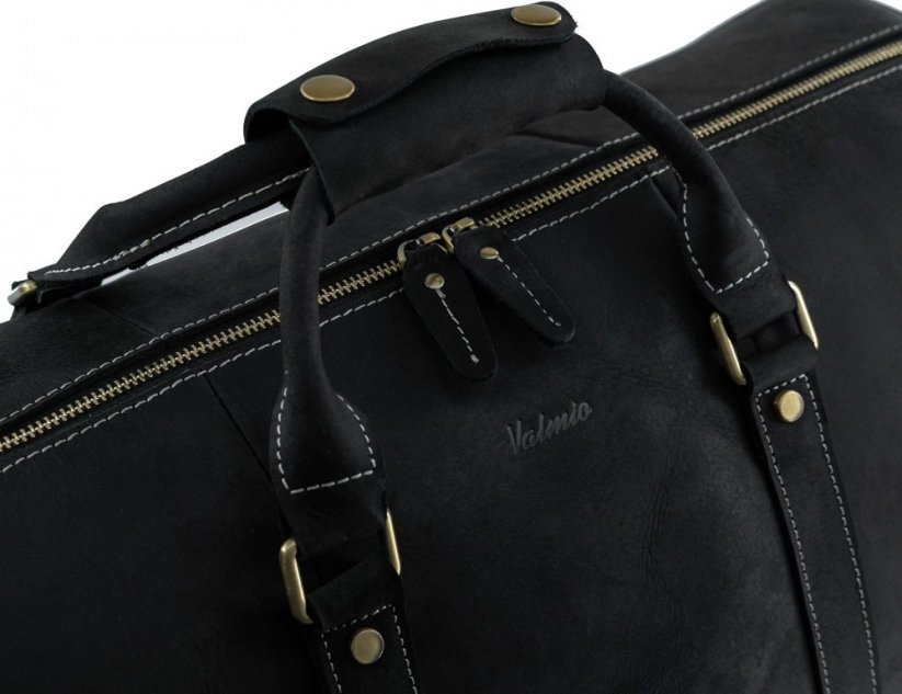 Čierna сestovní taška Valmio Vintage 