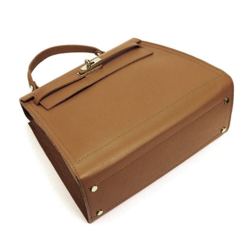 Kožená kabelka Luka 24-059 Camel