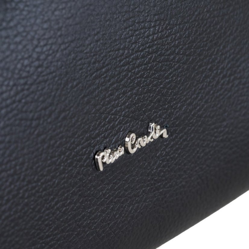 Kožená kabelka PIERRE CARDIN 1977 Nero