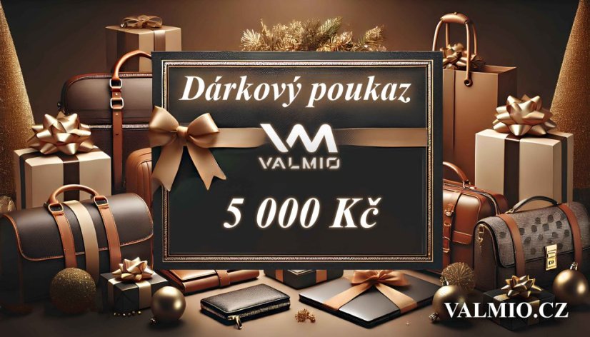 Valmio elektronikus ajándékutalvány 5 000 CZK értékben