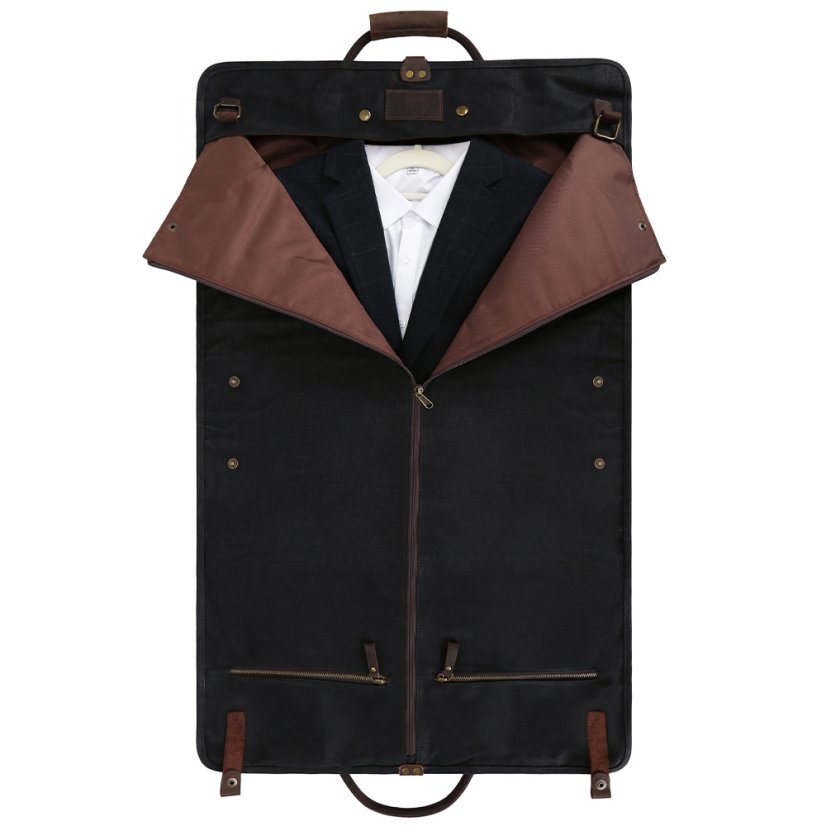 Geantă de voiaj neagră Carry Travel 2in1