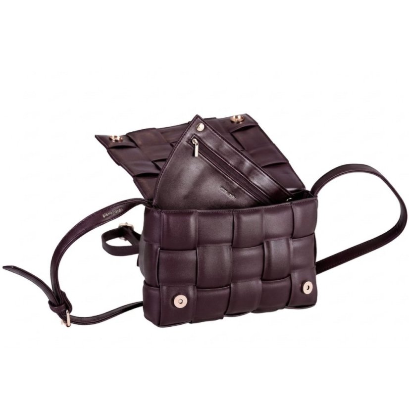 Elegantná dámska kabelka Pierre Cardin 14442 Bordová