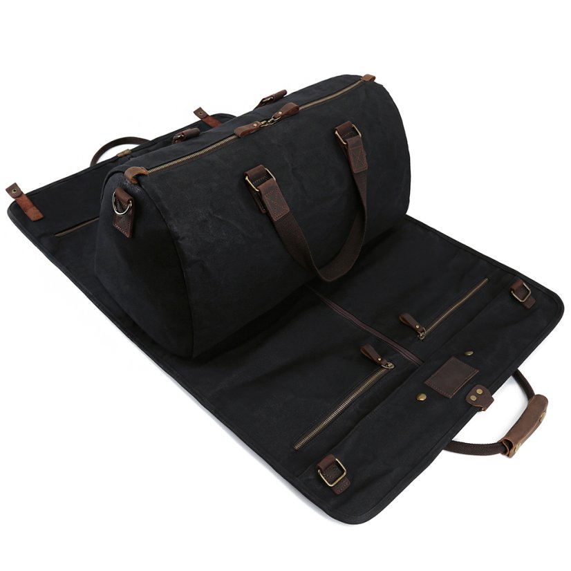 Geantă de voiaj neagră Carry Travel 2in1
