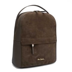 Rucsac de damă din piele Pierre Cardin 55108 CAMOSCIO taupe