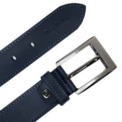 Kožený opasok Pierre Cardin 6210 Blue
