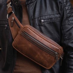 Borsetă din piele naturală Tom Stone R121