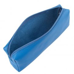 Kožená kosmetická taška Vif Blue