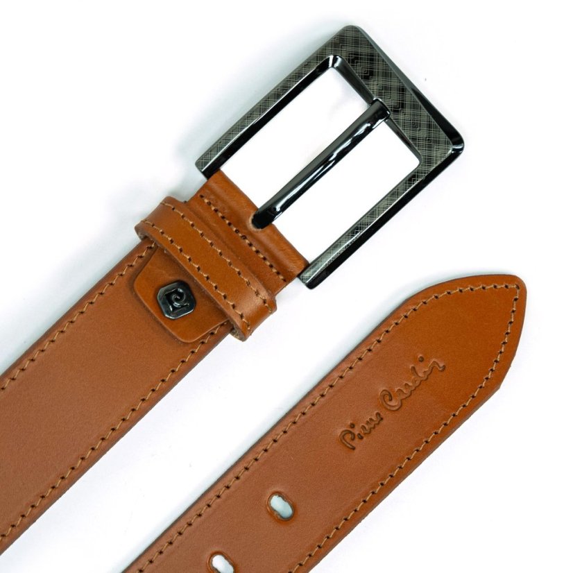 Kožený opasek Pierre Cardin 6210 Brown