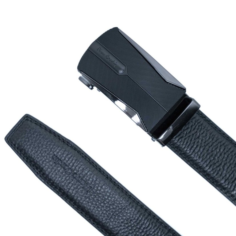 Pierre Cardin 554 NERO kožený opasok
