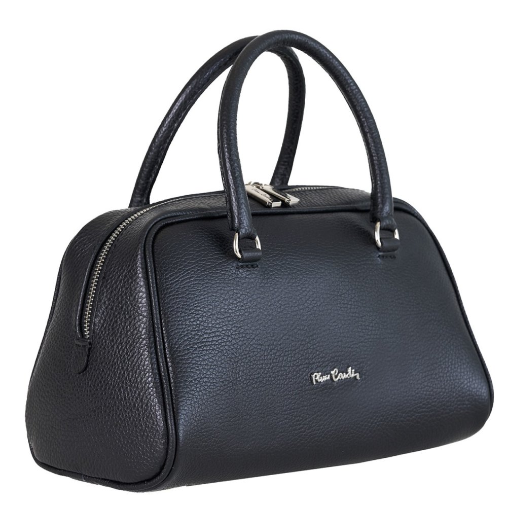 Kožená kabelka PIERRE CARDIN 1977 Nero