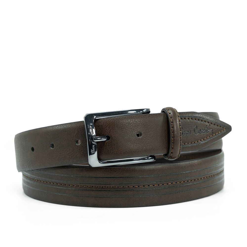 Kožený opasok Pierre Cardin GG15 1001 BR