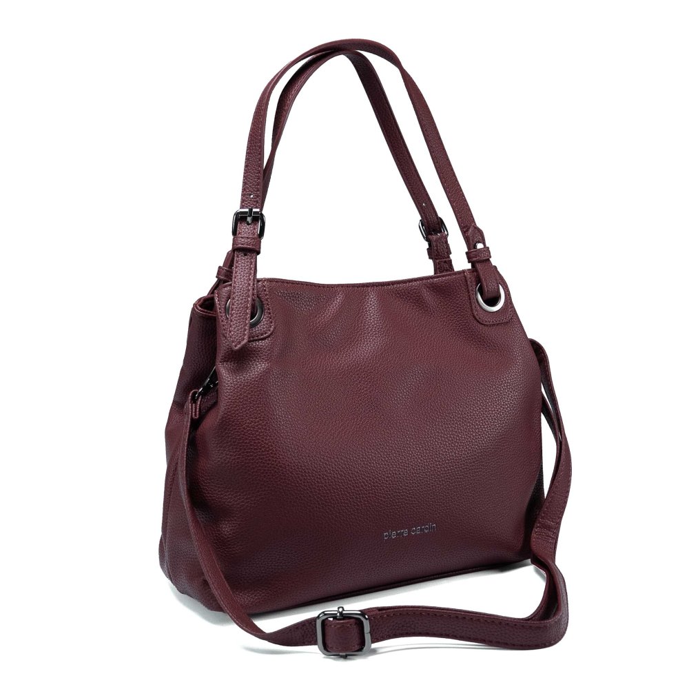 Pierre Cardin Dámská kabelka  CH06 74382 vínová  Vínová 74382-BORDO