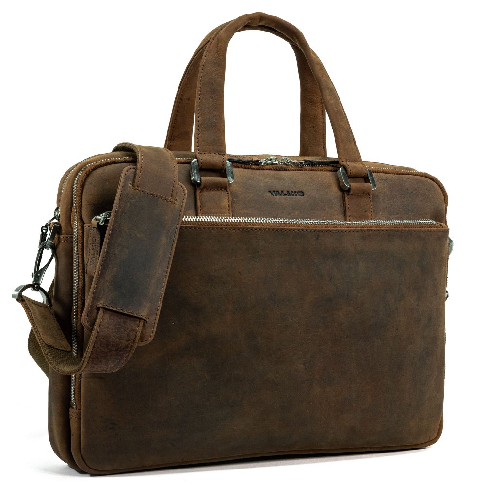 VALMIO Kožená taška na notebook 15" L03