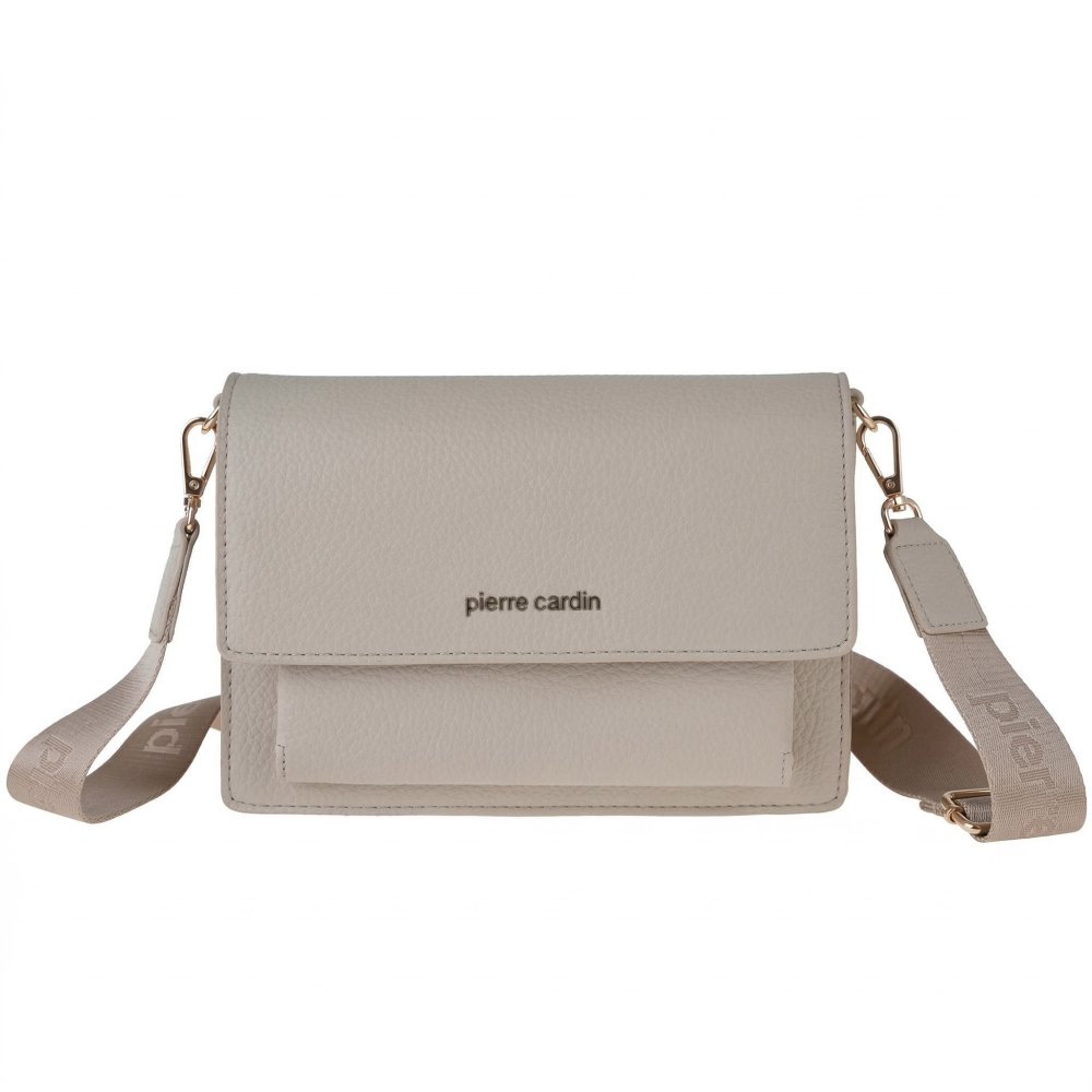 Pierre Cardin Elegantní dámská kabelka  2521 Béžová  Béžová 2521-WX28-TAUPE