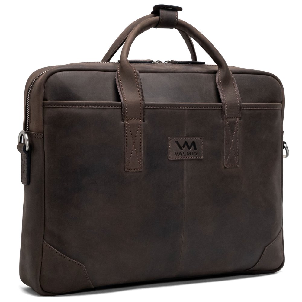 VALMIO Kožená Taška na notebook Denton 2.0